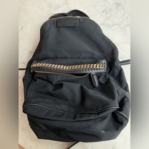 Nylon Stella McCartney backpack with gold hardware info in pictures